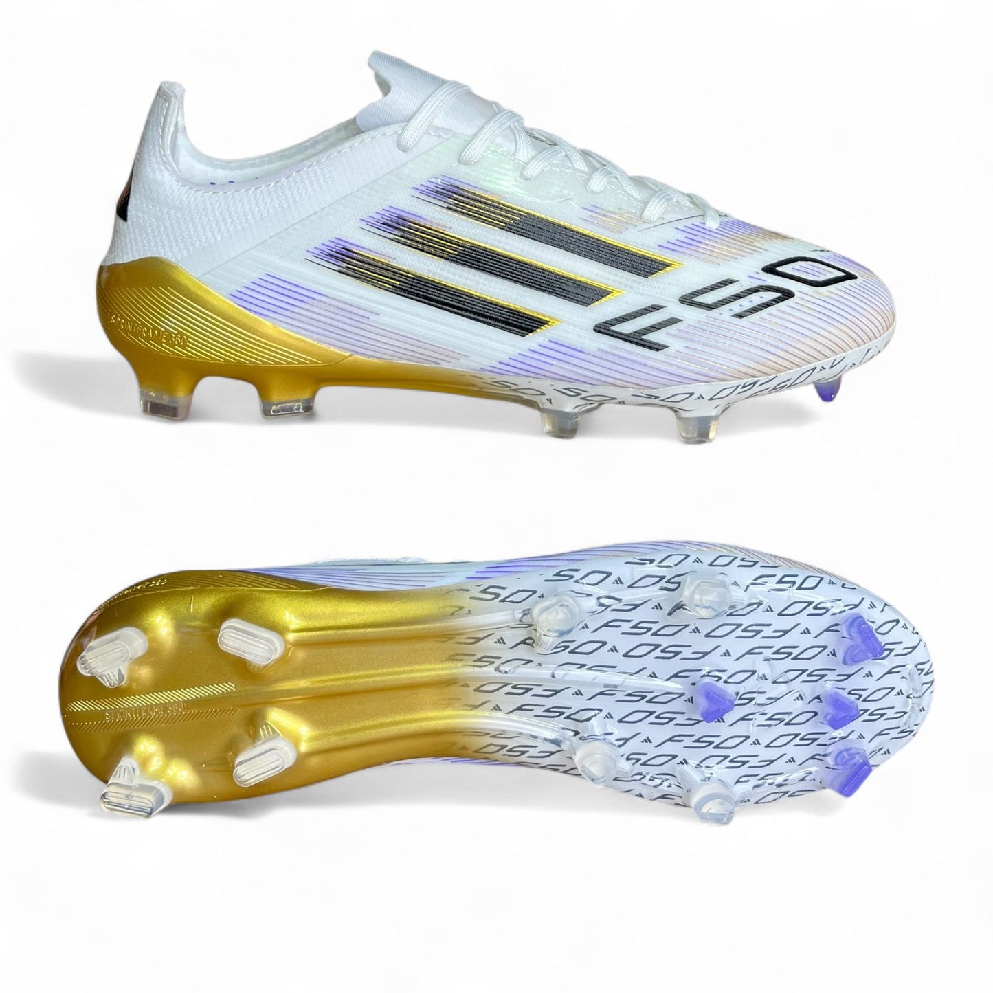 Adidas F50 Blanco Dorado