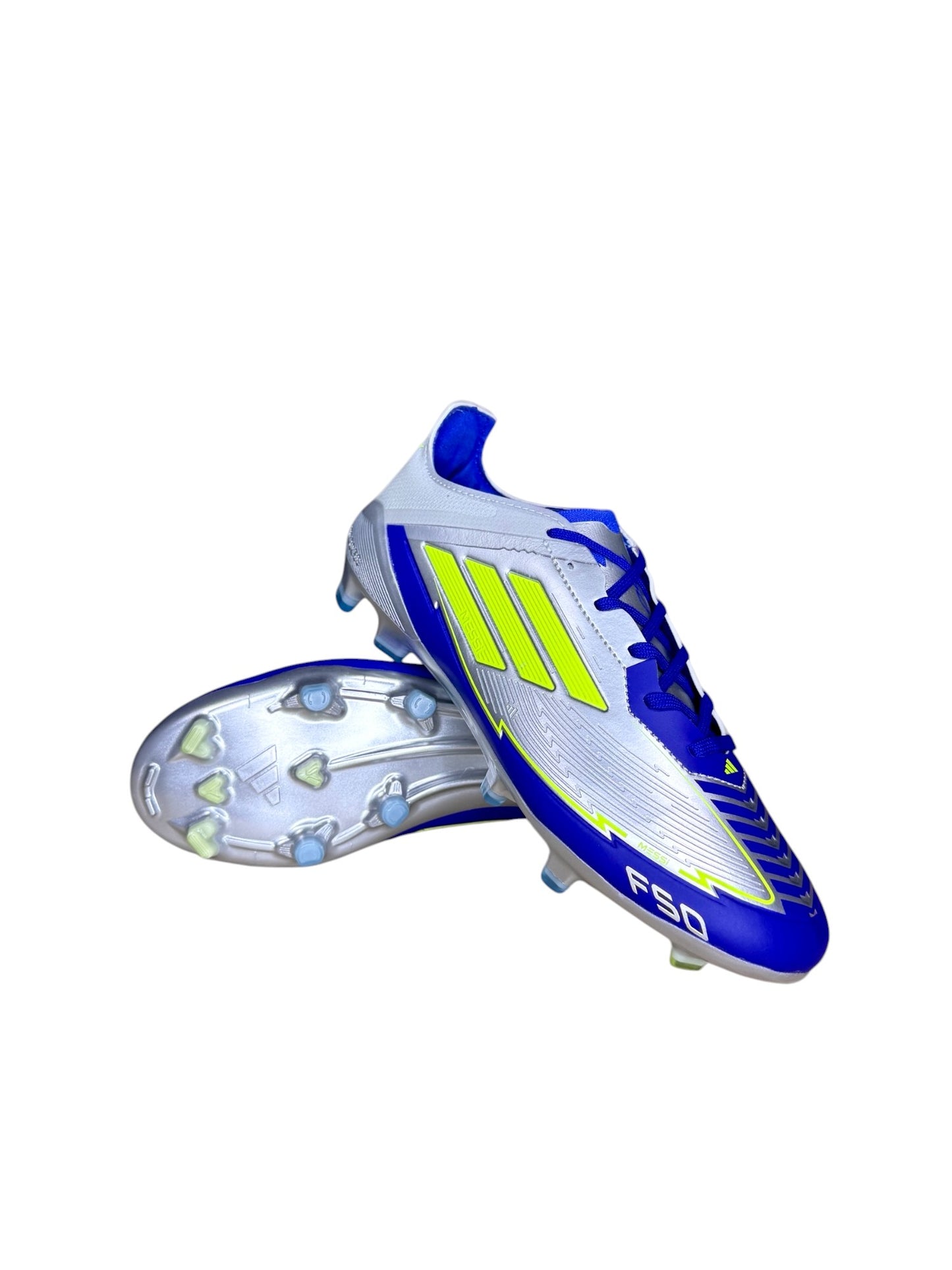 Adidas F50 Leo Messi Azul Plateado