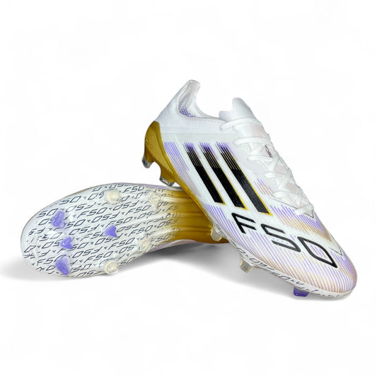 Adidas F50 Blanco Dorado